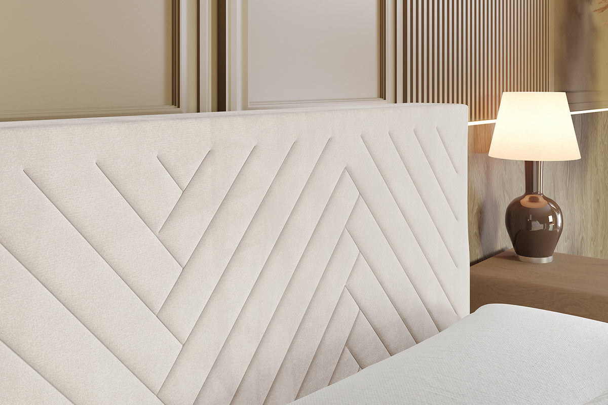 Łóżko boxspring VEXA-Z welur