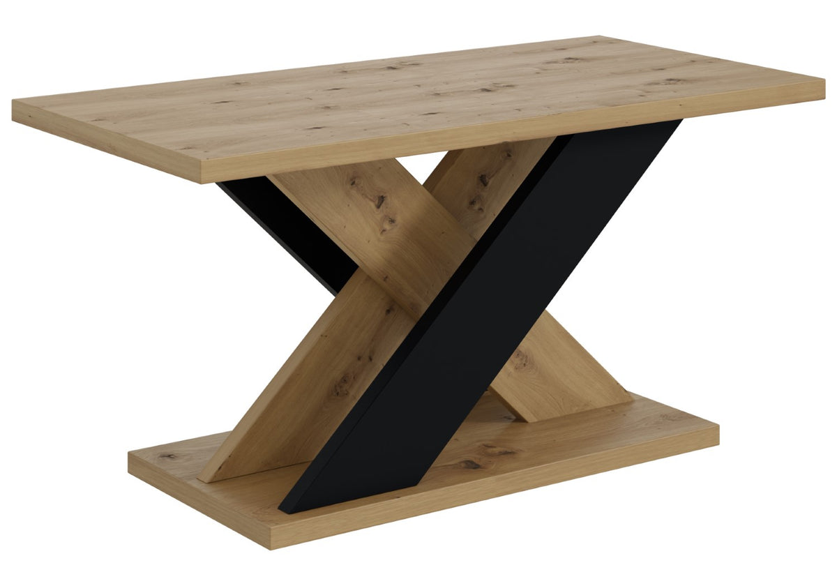 Couchtisch AOX MINI, Artisan Eiche Optik/Schwarz