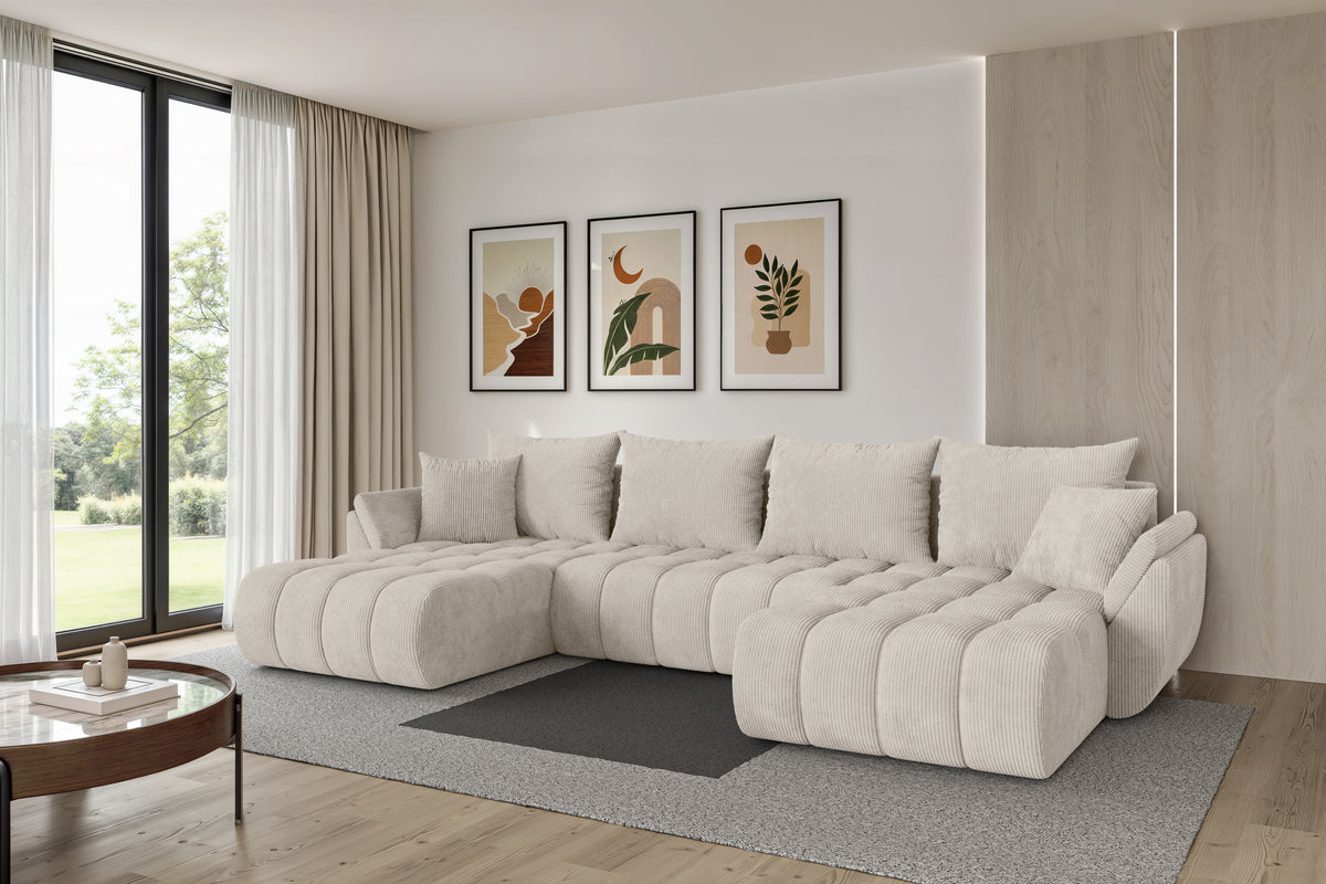 Wohnlandschaft TOKO-U-v1 Cord