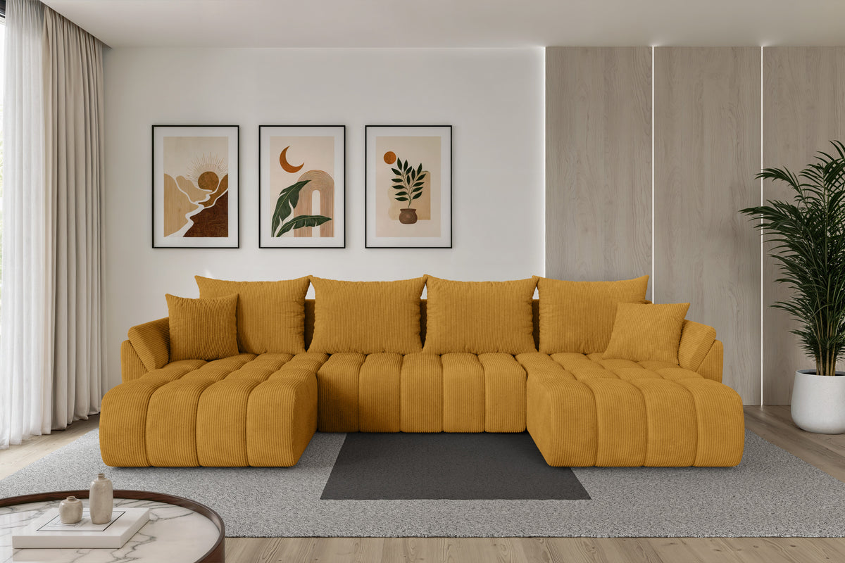 Wohnlandschaft TOKO-U-v1 Cord