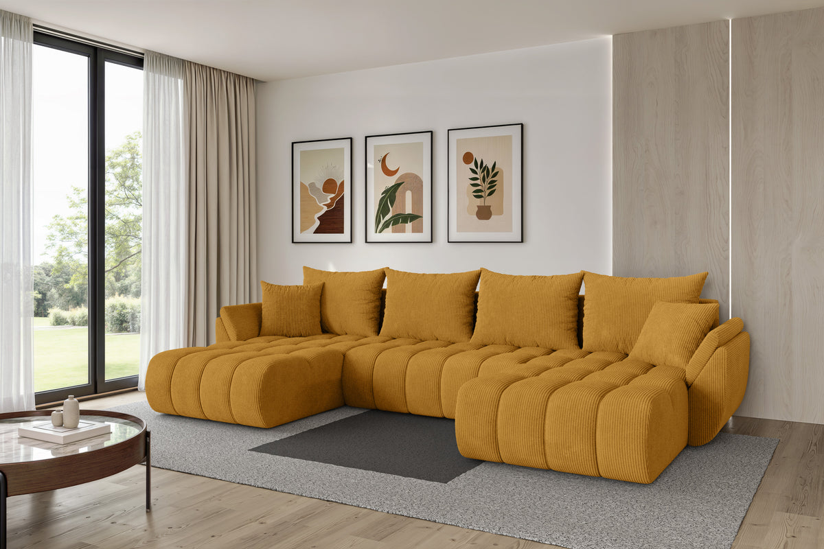Wohnlandschaft TOKO-U-v1 Cord