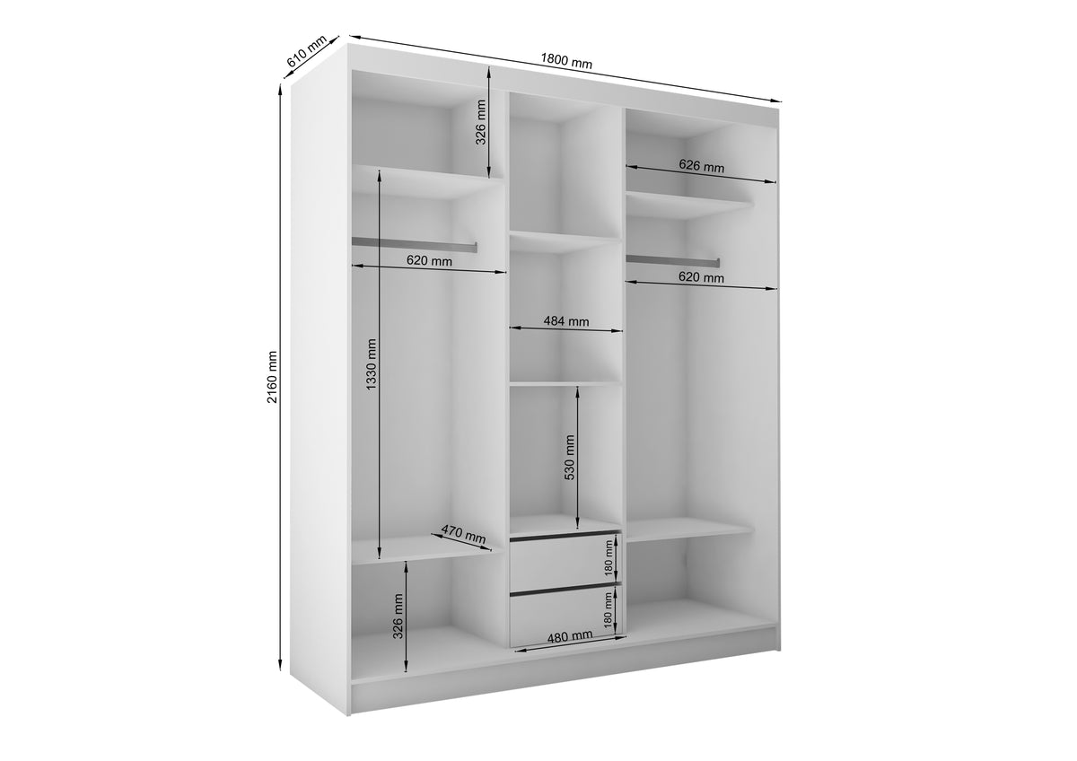 Schwebetürenschrank DEBI