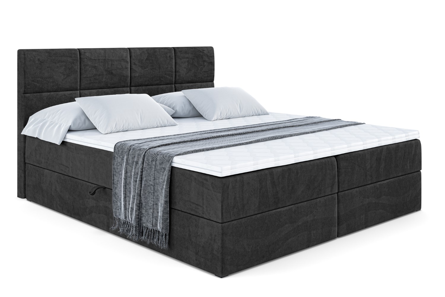 Boxbett ARDENI 120x200 cm Schwarz - Casablanca 2316