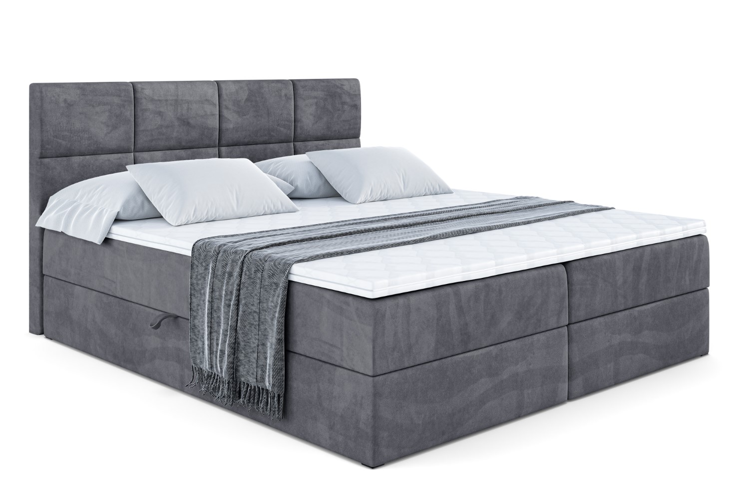 Boxbett ARDENI 120x200 cm Dunkelgrau - Casablanca 2315