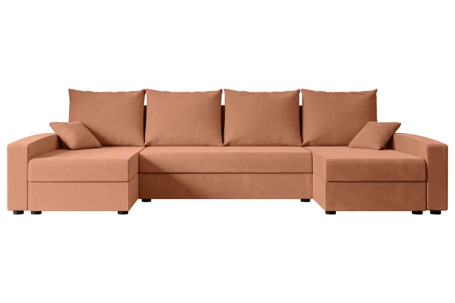 Wohnlandschaft ALESIA-U Apricot - Kronos 41