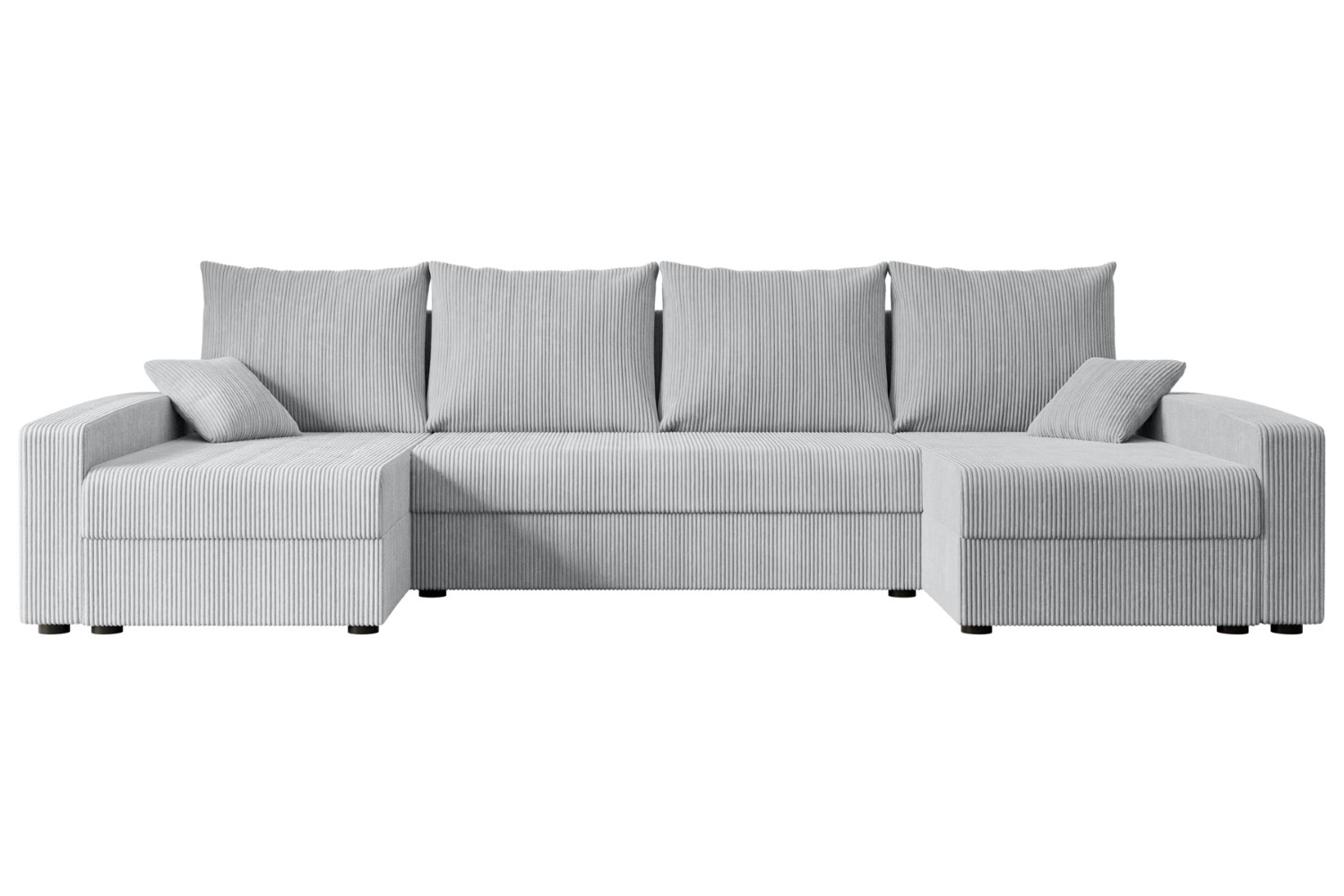 Wohnlandschaft ALESIA-U Grau - Poso 110