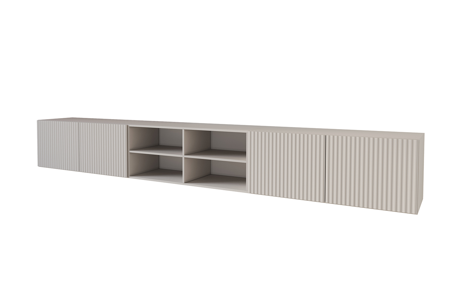 Lowboard NOA 4 offen 3 x 100 cm Kaschmir