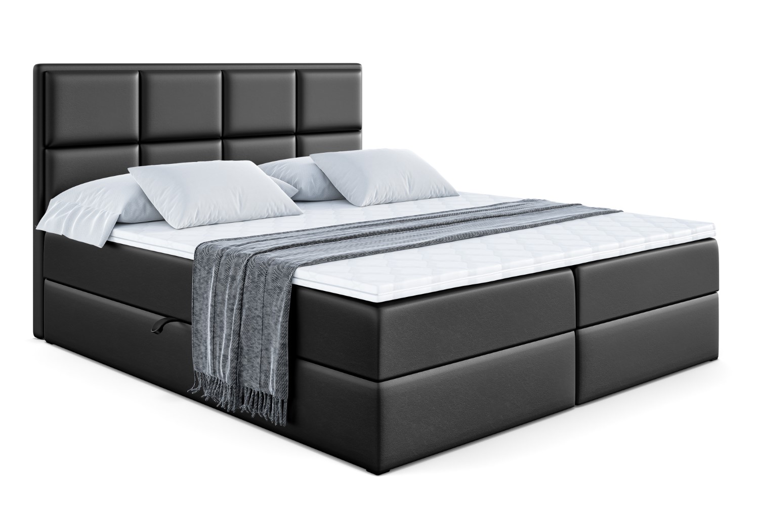Boxbett NOVA 120x200 cm Schwarz - Soft 11