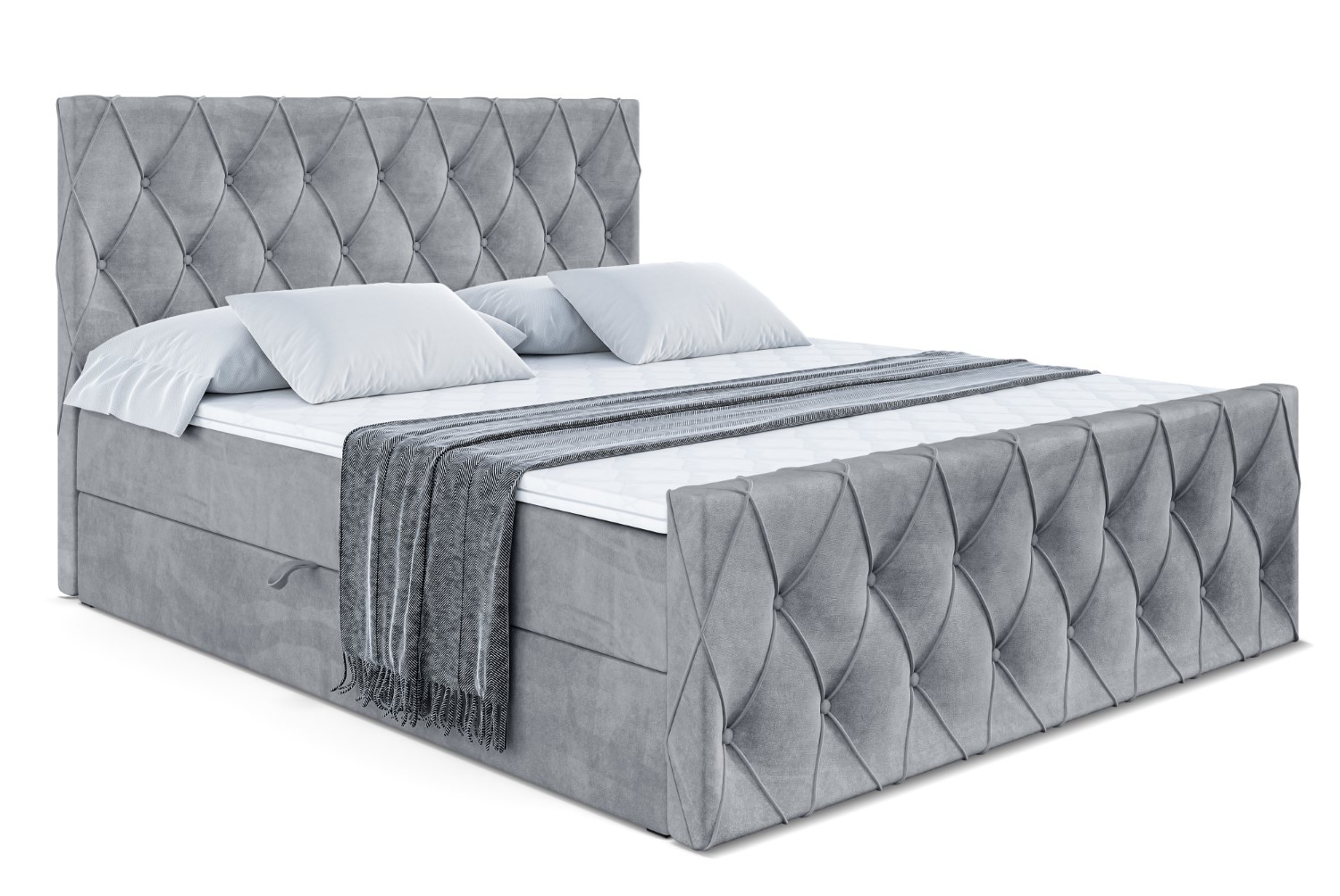 Boxbett AMAY 120x200 cm Grau - Casablanca 2314