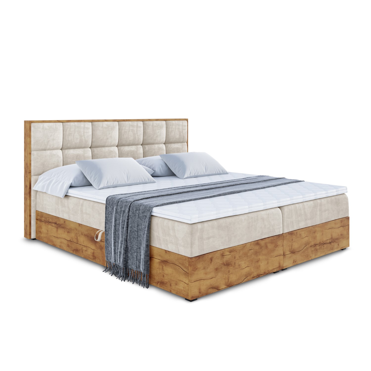 Boxbett LOLLI2 120x200 cm Grau - Casablanca 2314