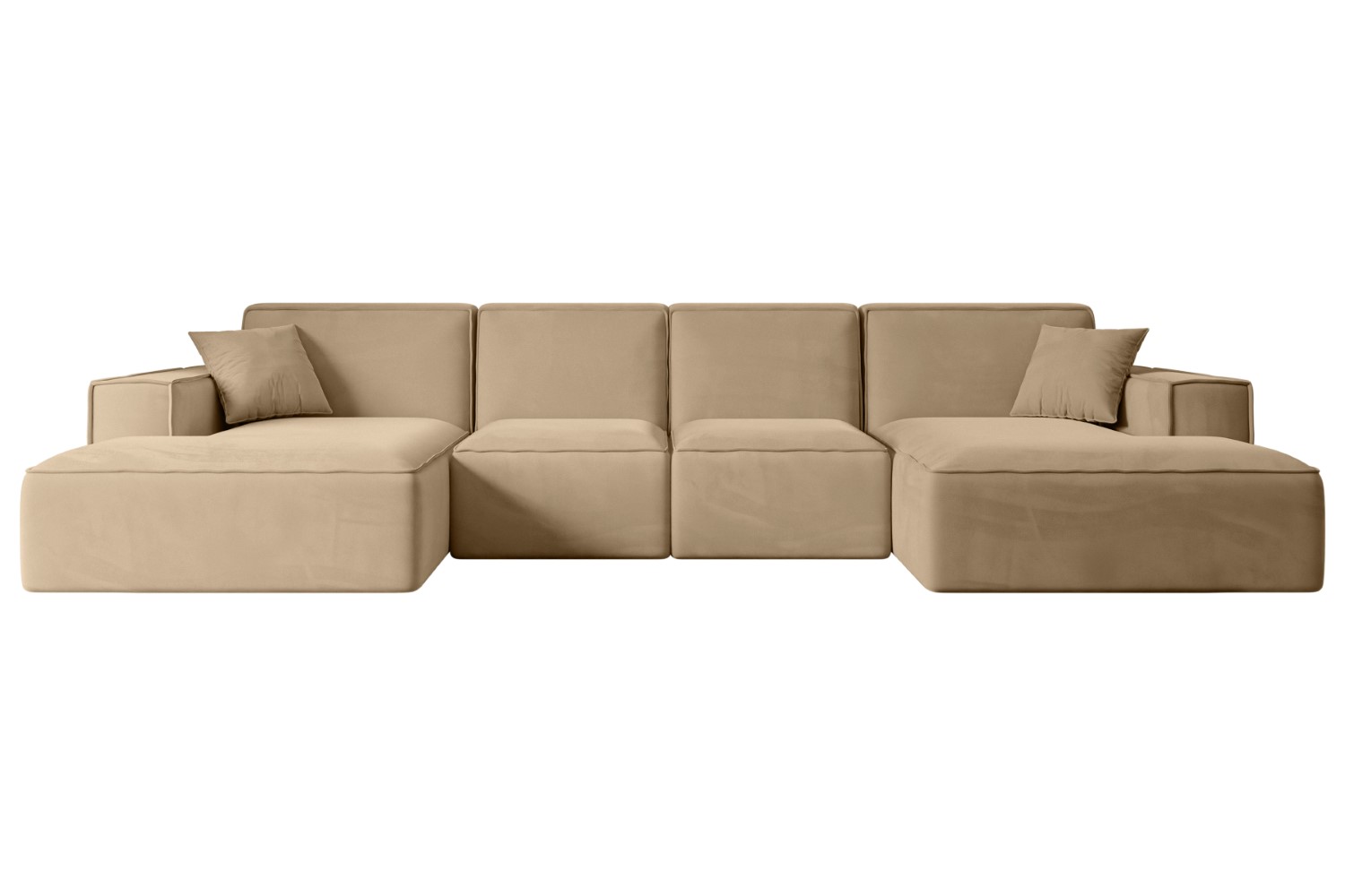 Wohnlandschaft SERRA-U Beige - Kronos 35
