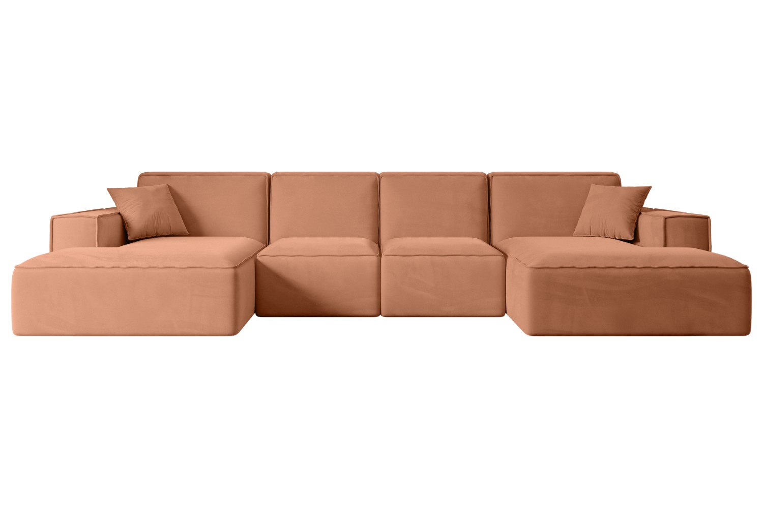 Wohnlandschaft SERRA-U Apricot - Kronos 41