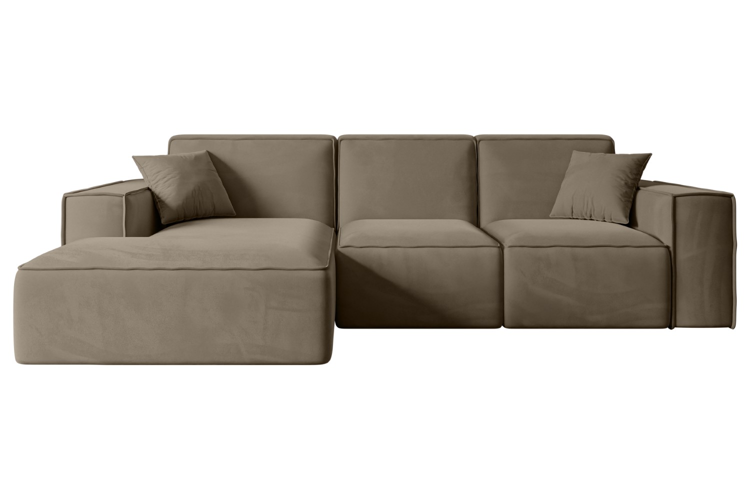 Ecksofa SERRA-L Braun - Paros 03