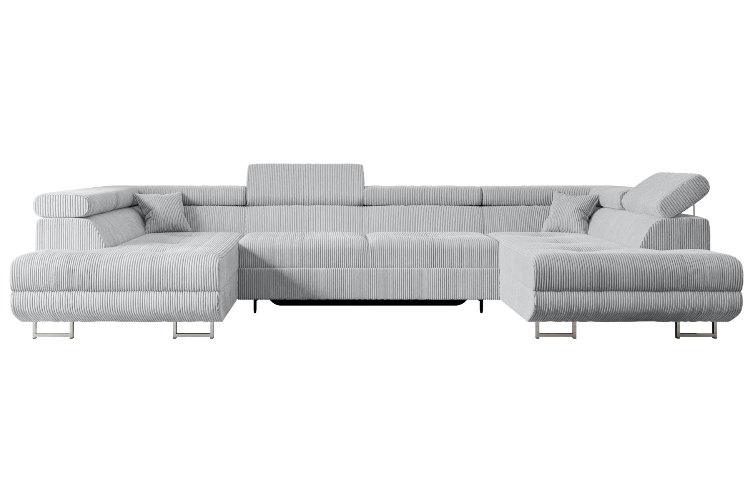 Wohnlandschaft GUSA-U Grau - Poso 110