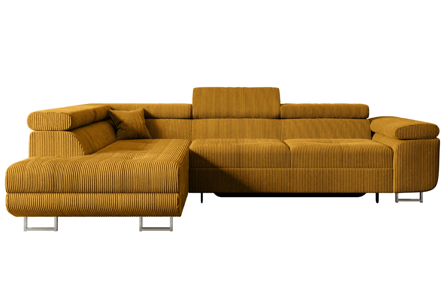 Ecksofa GUSA-L Senfgelb - Poso 42
