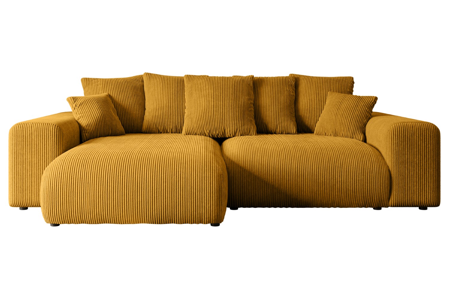 Ecksofa ESKAR-L Senfgelb - Poso 42