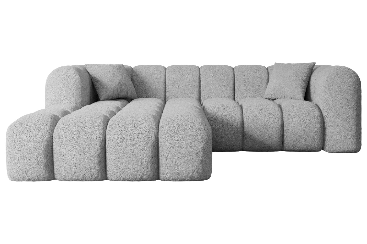 Ecksofa OLEA-L1 Hellgrau - Quelle 83