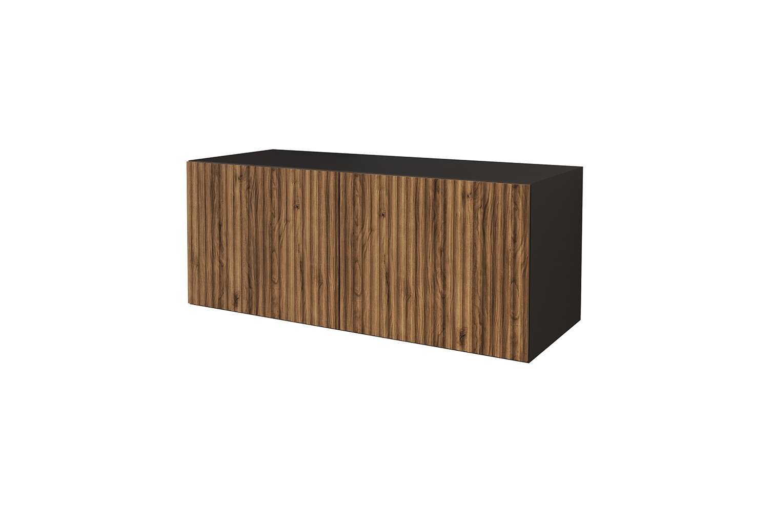 Lowboard NOA 100 cm Schwarz und Katania