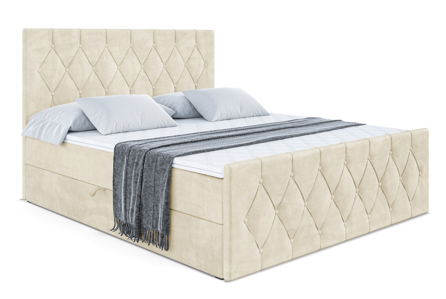 Boxbett VELANTO 120x200 cm Beige - Monolith 4