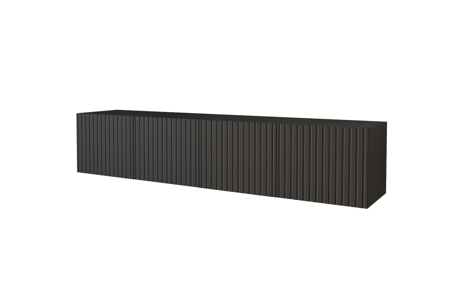 Lowboard KITO 2 x 100 cm Schwarz