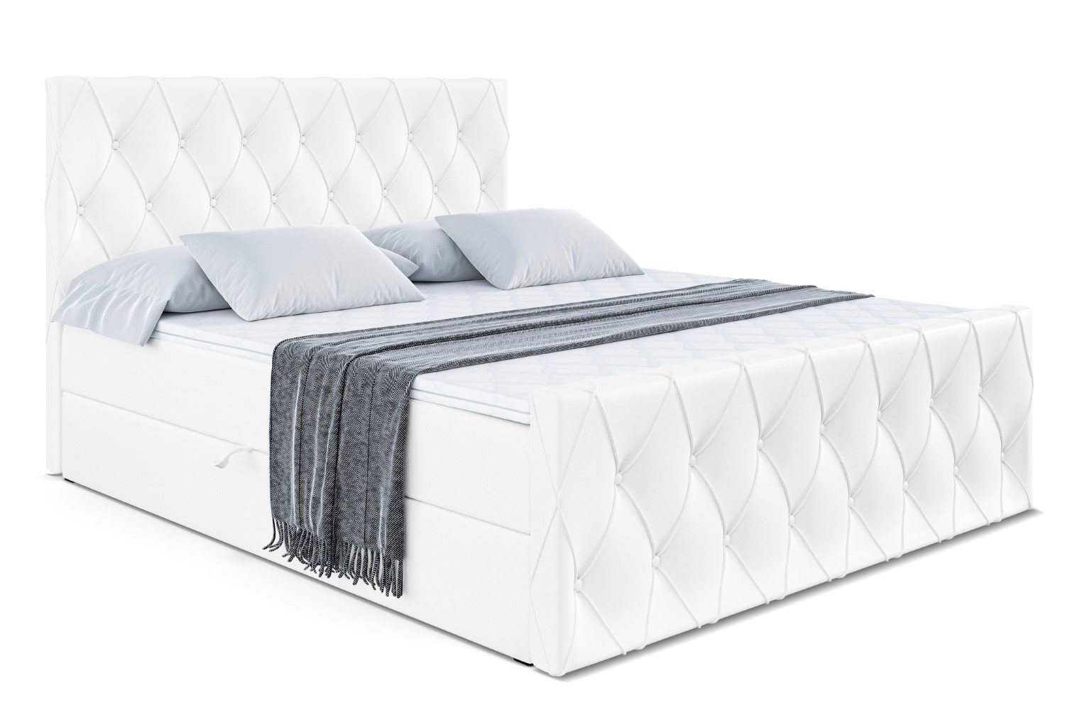 Boxbett AMAY 120x200 cm Weiß - Soft 17