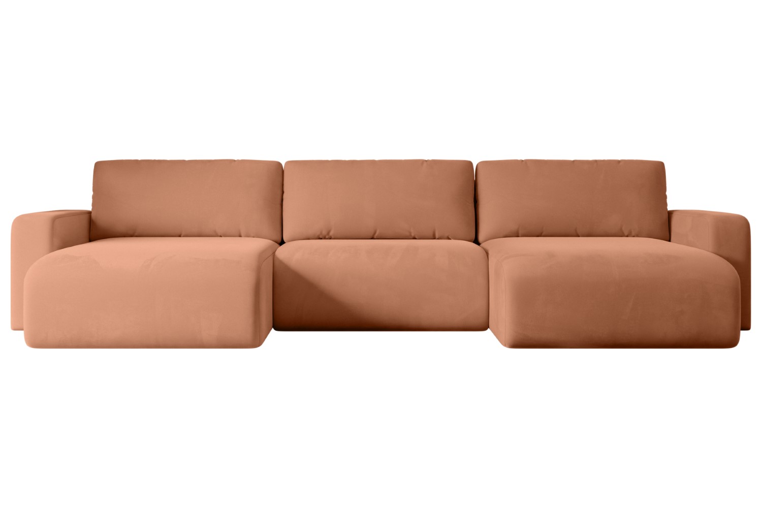 Wohnlandschaft KLEEA-U Apricot - Kronos 41