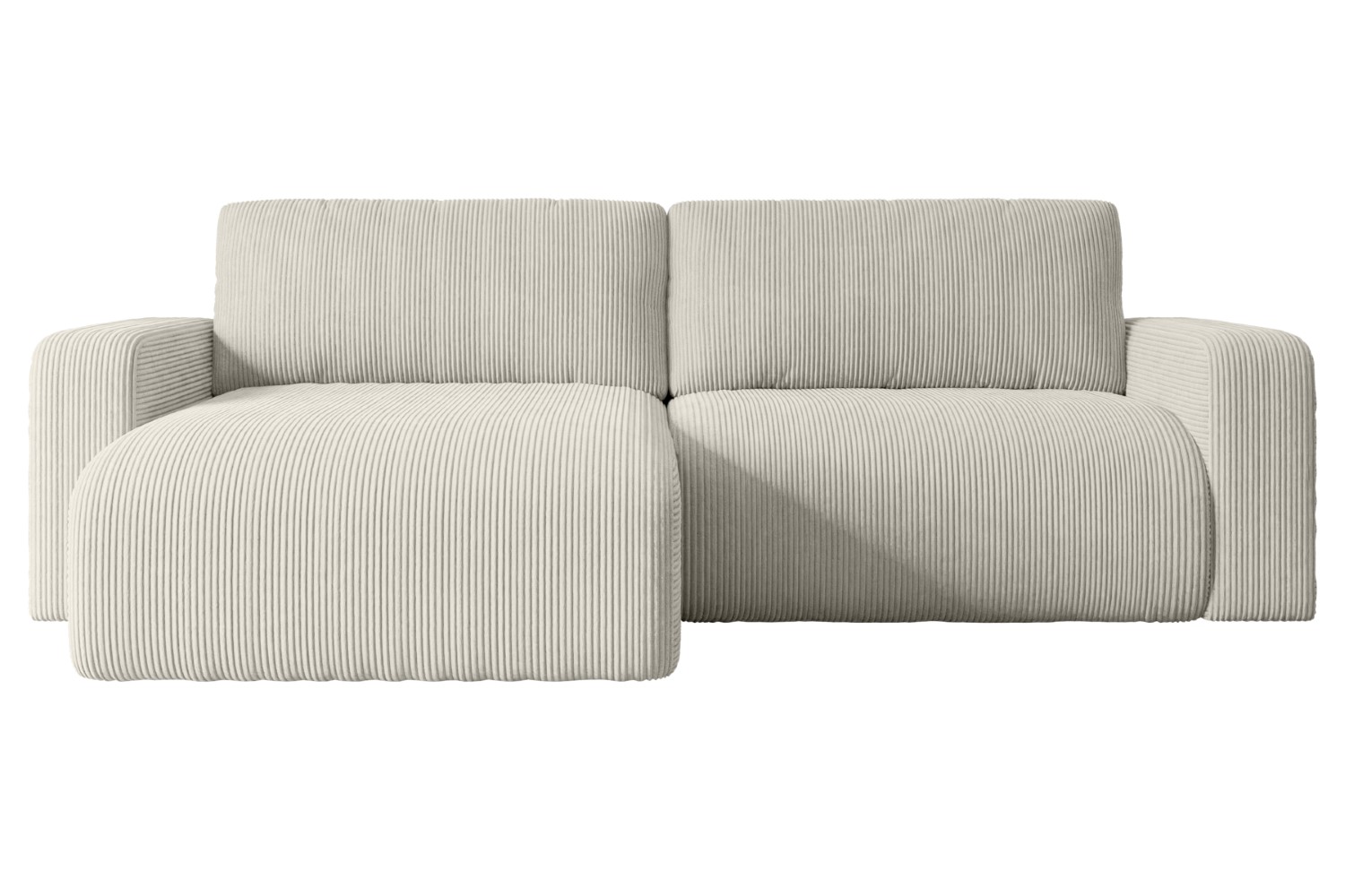 Ecksofa KLEEA-L Cremeweiß - Poso 100