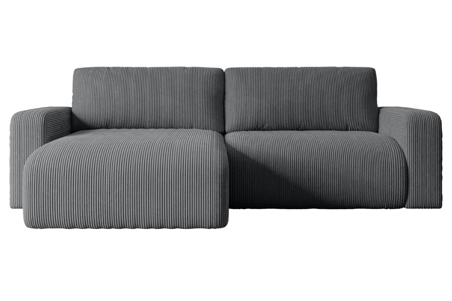 Ecksofa KLEEA-L Dunkelgrau - Poso 115