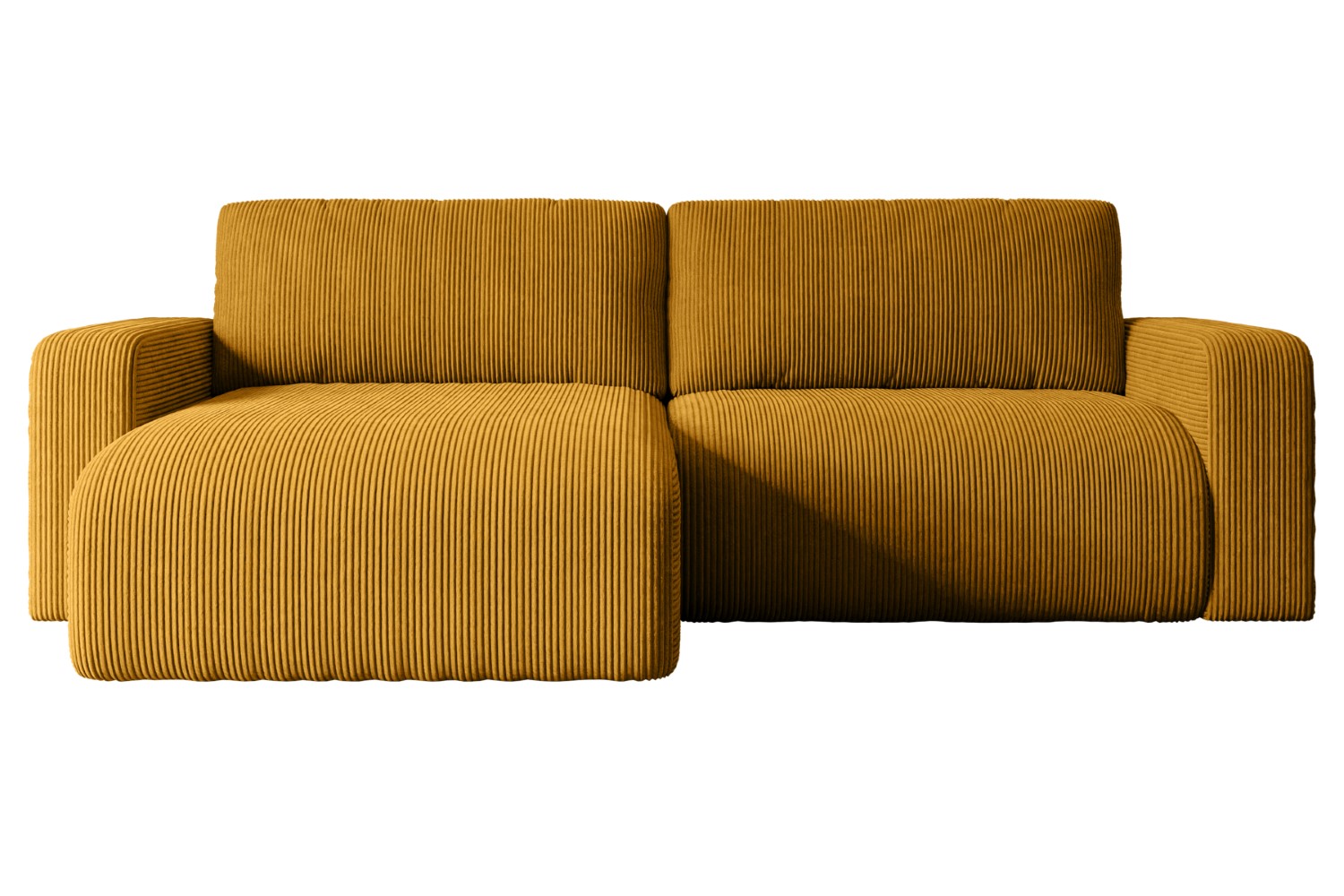 Ecksofa KLEEA-L Senfgelb - Poso 42
