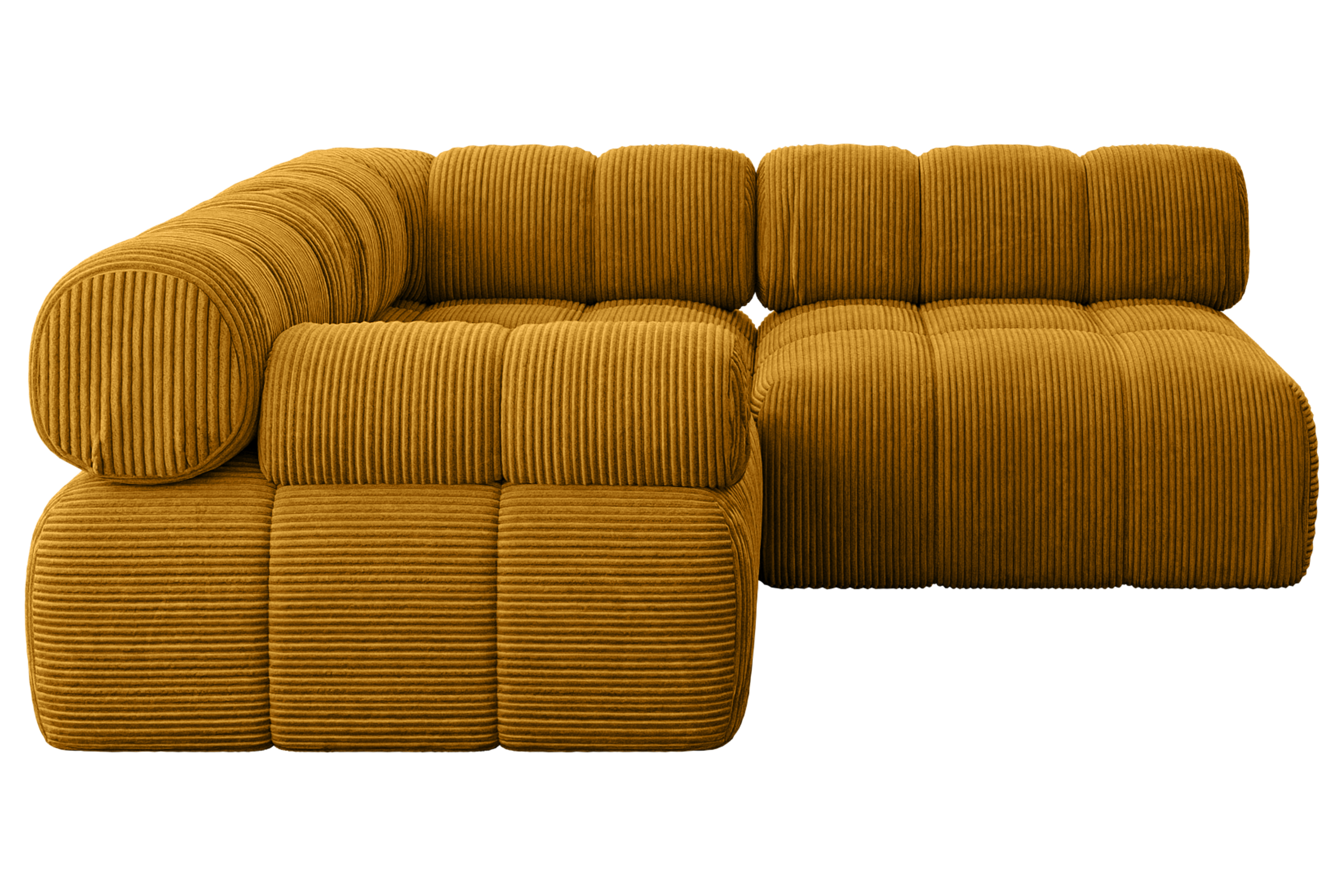 Ecksofa Mende-L1 Senfgelb - Poso 42