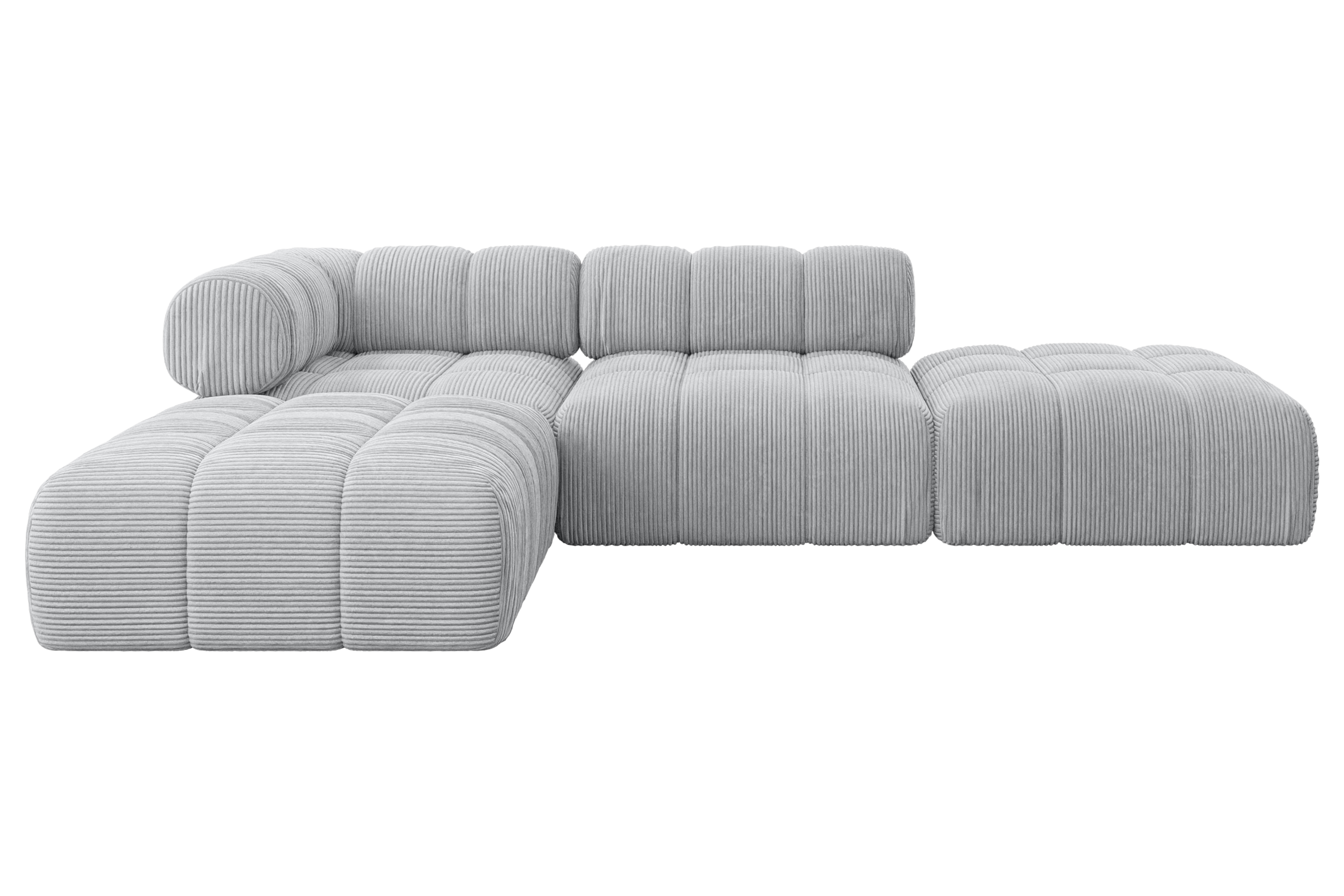 Ecksofa Kerru-L1 Grau - Poso 110