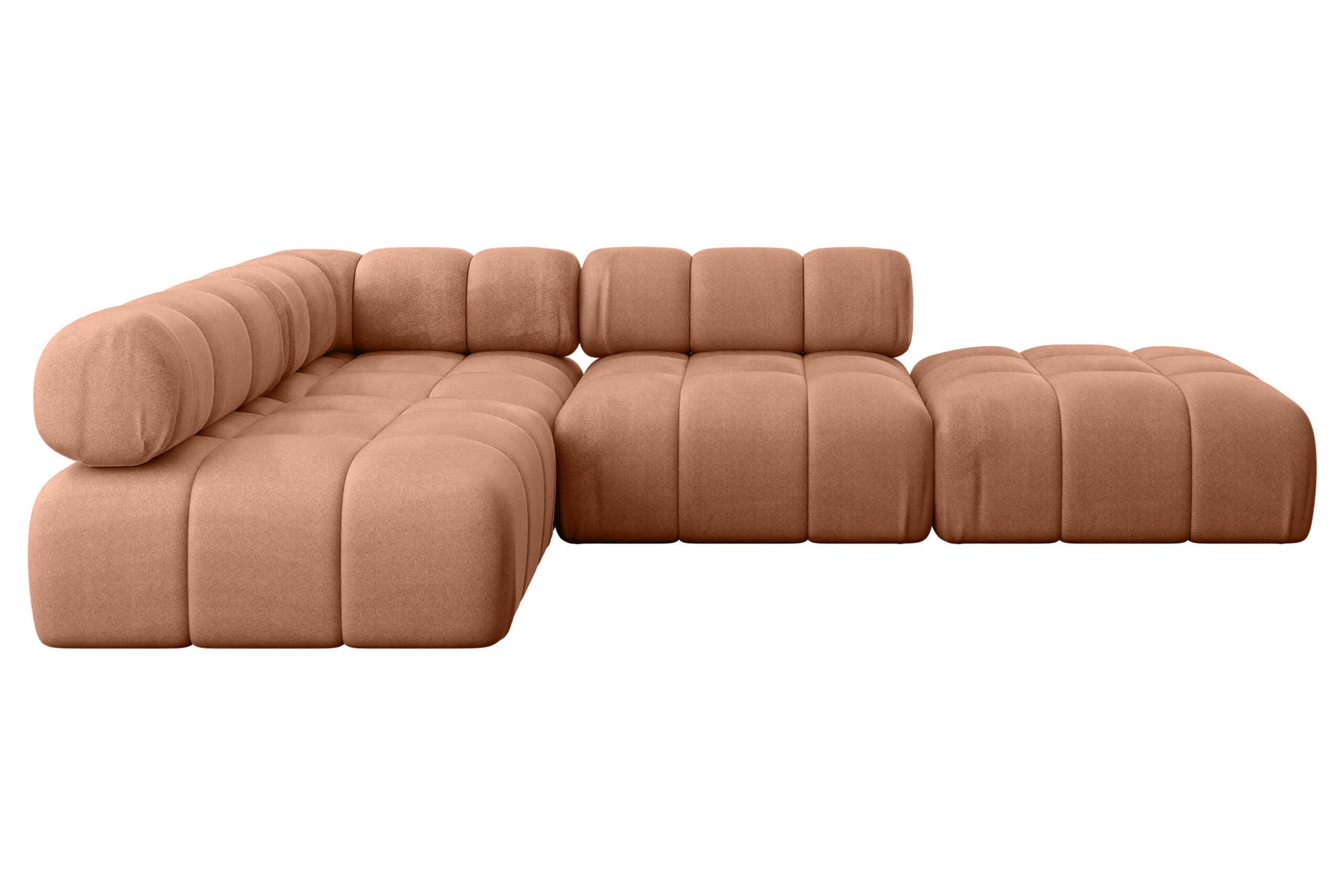 Ecksofa Favio-L1 Apricot - Monolith 61