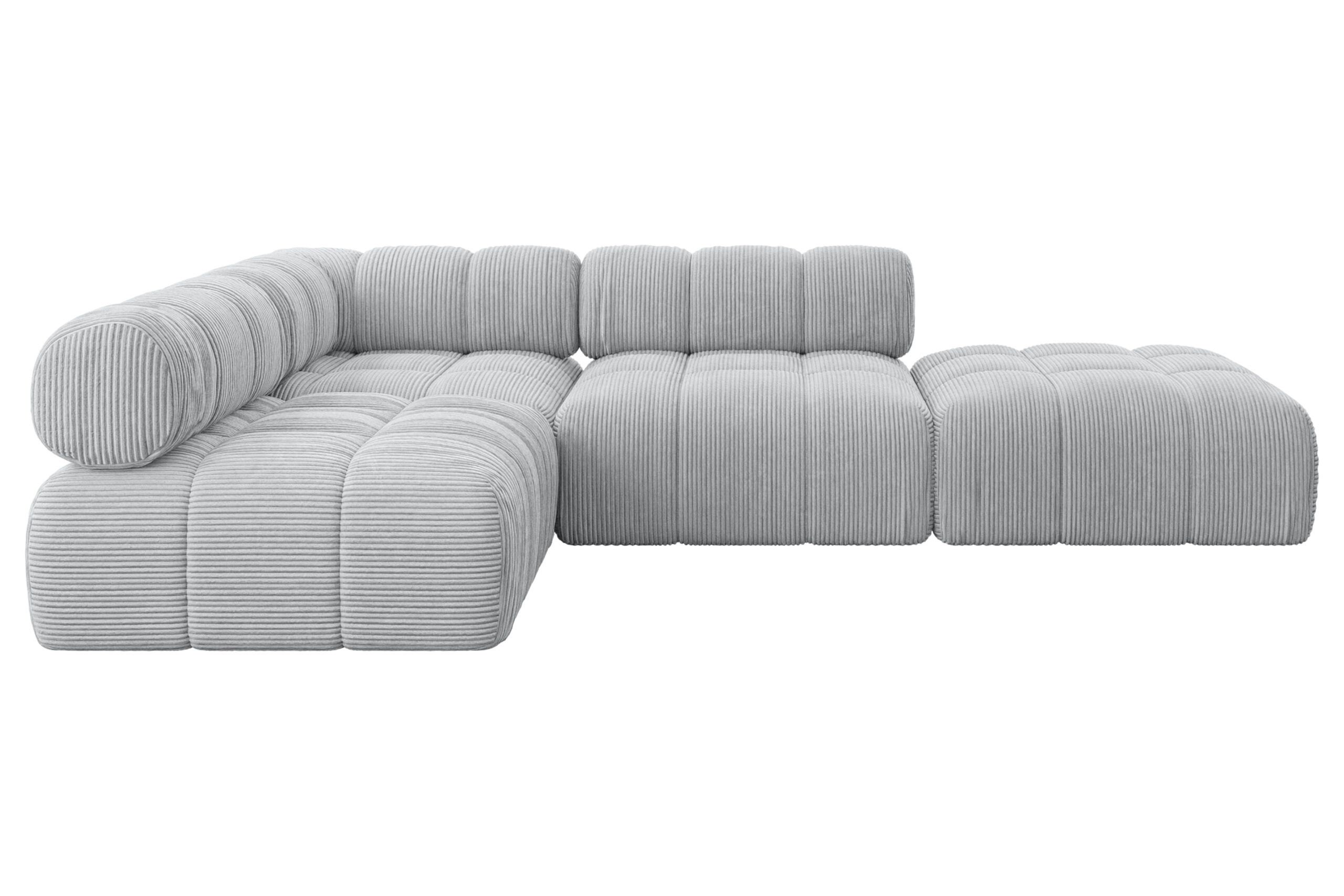 Ecksofa Favio-L1 Grau - Poso 110