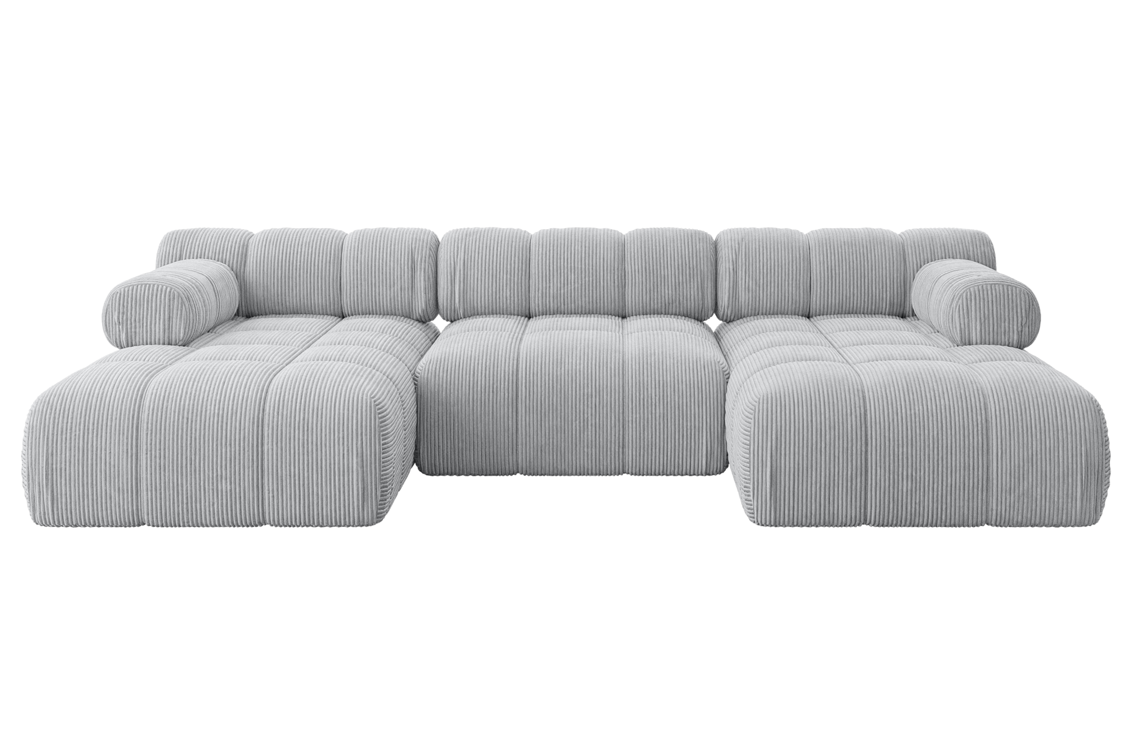 Wohnlandschaft Tesso-U1 Grau - Poso 110
