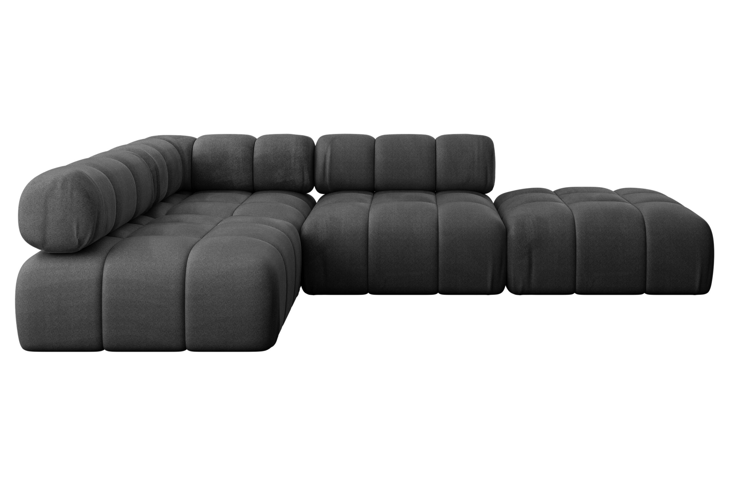 Ecksofa Favio-L1 Schwarz - Monolith 95
