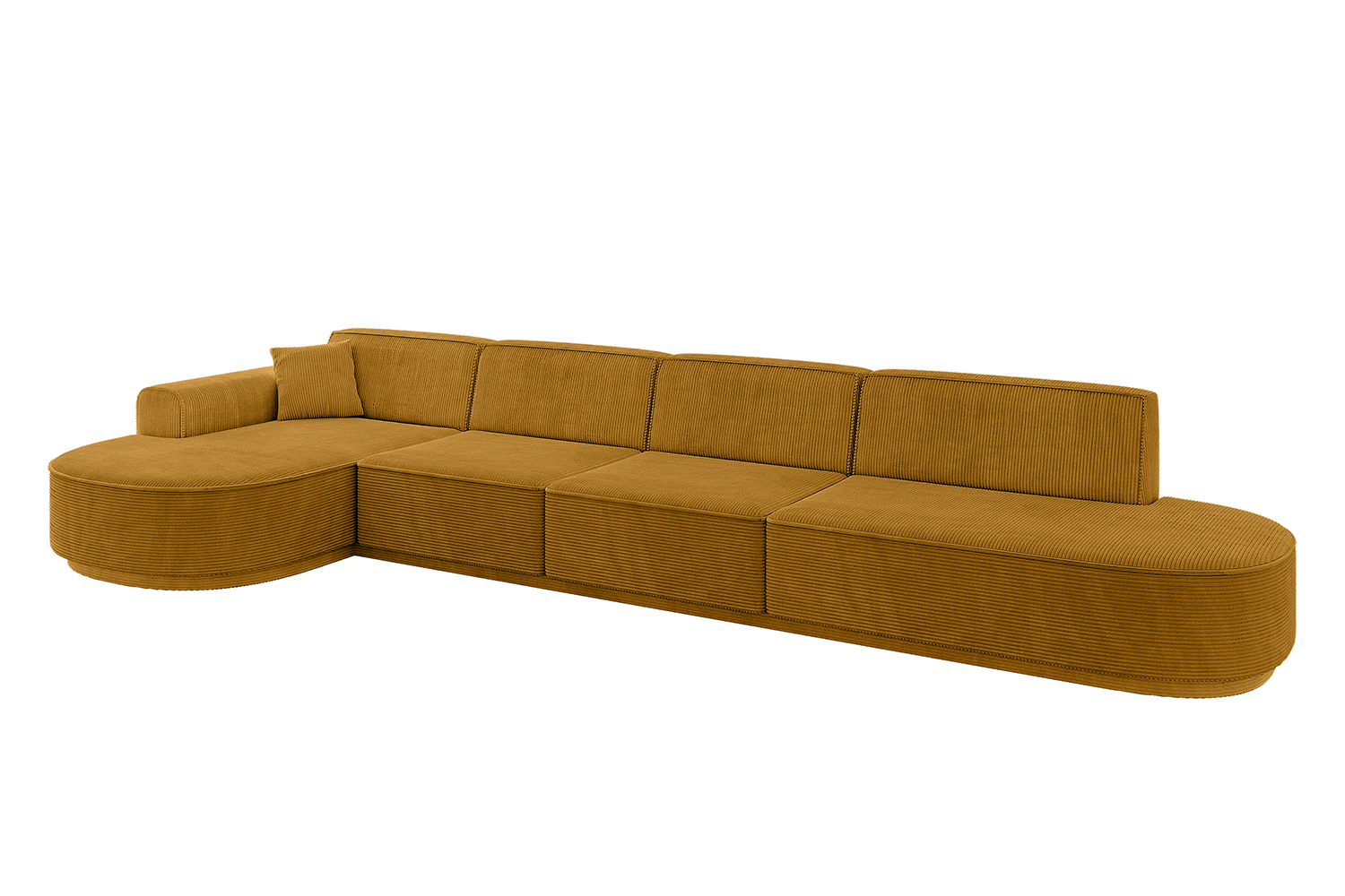 Ecksofa MARI-L3-v3 Senfgelb - Poso 42