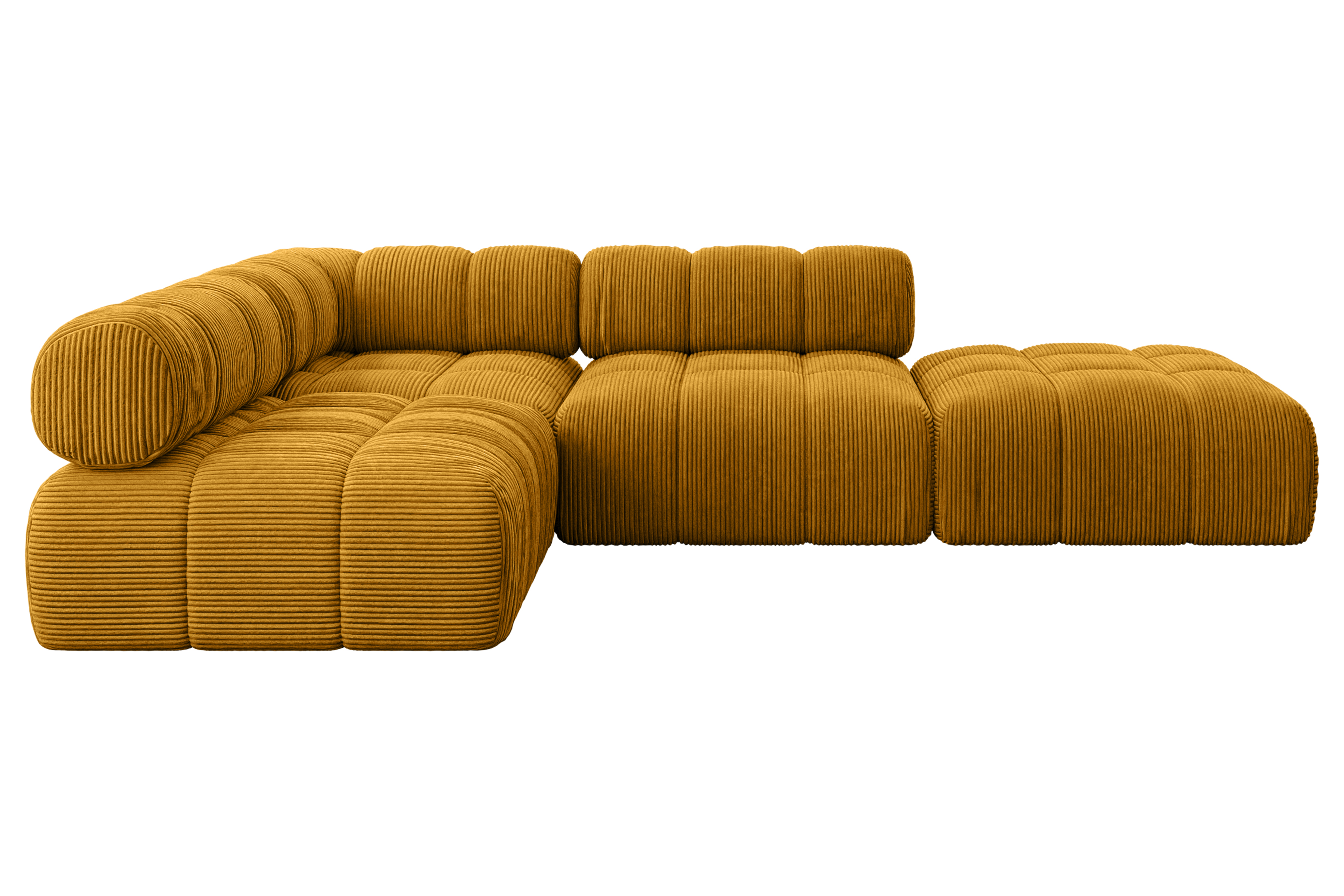 Ecksofa Favio-L1 Senfgelb - Poso 42