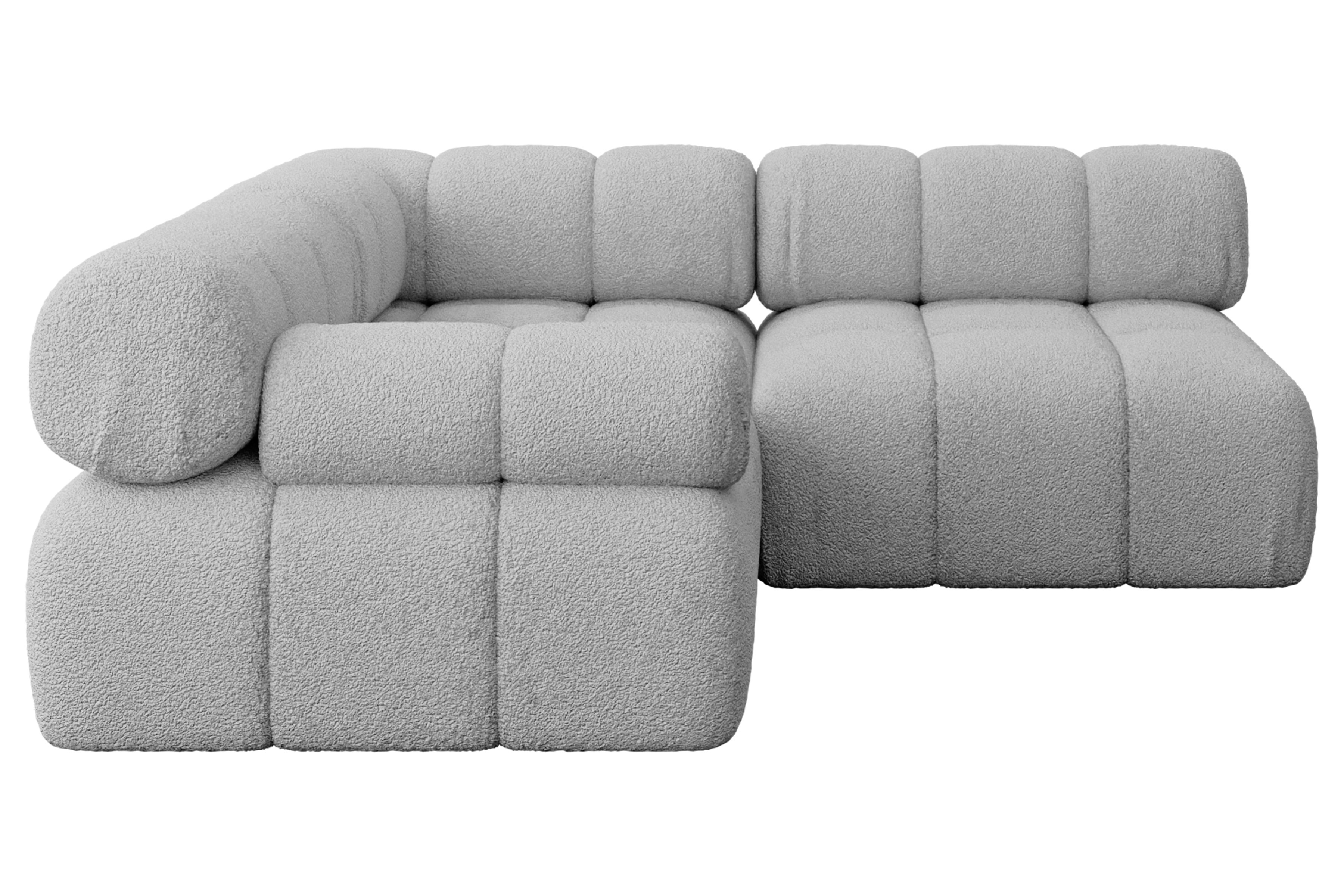 Ecksofa Mende-L1 Hellgrau - Quelle 83