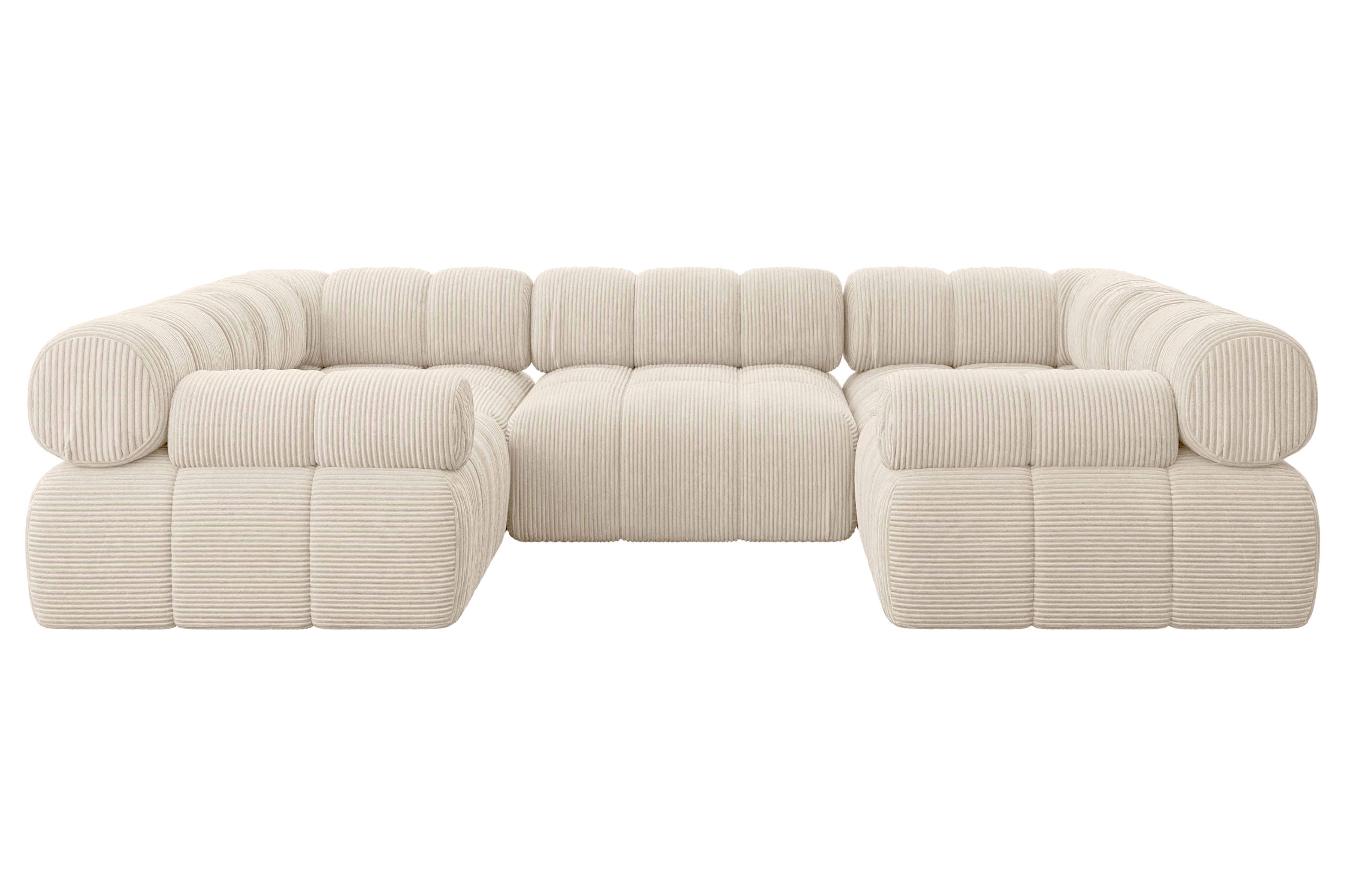 Wohnlandschaft Birno-U1 Beige - Poso 105