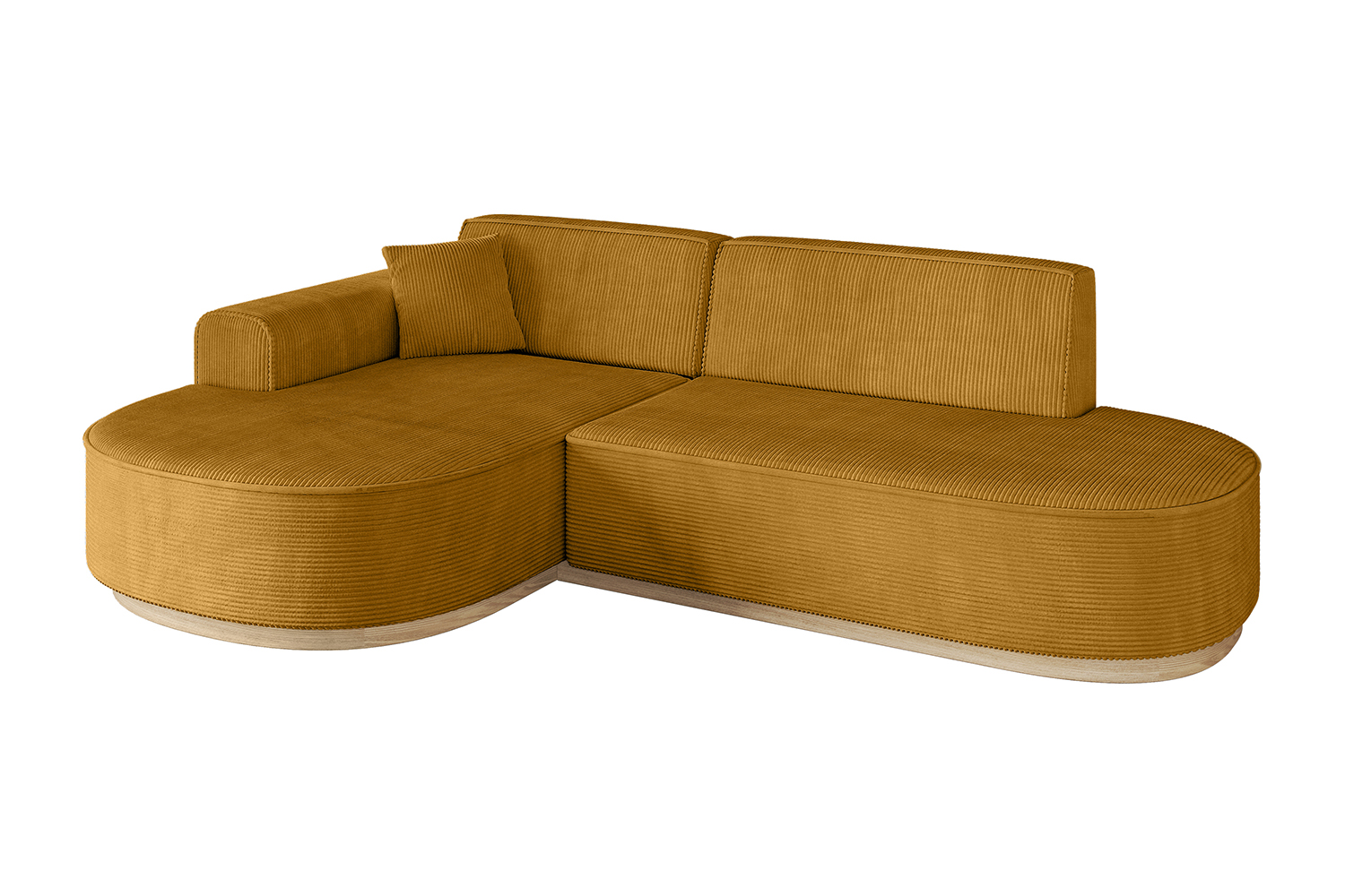 Ecksofa MARI-L1-v1 Senfgelb - Poso 42