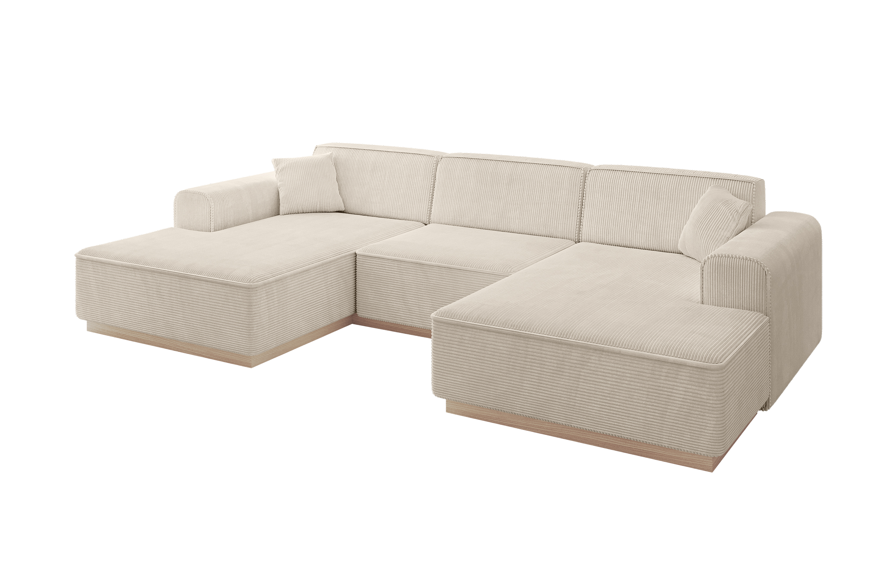 Wohnlandschaft IREA-U1 Beige - Poso 105