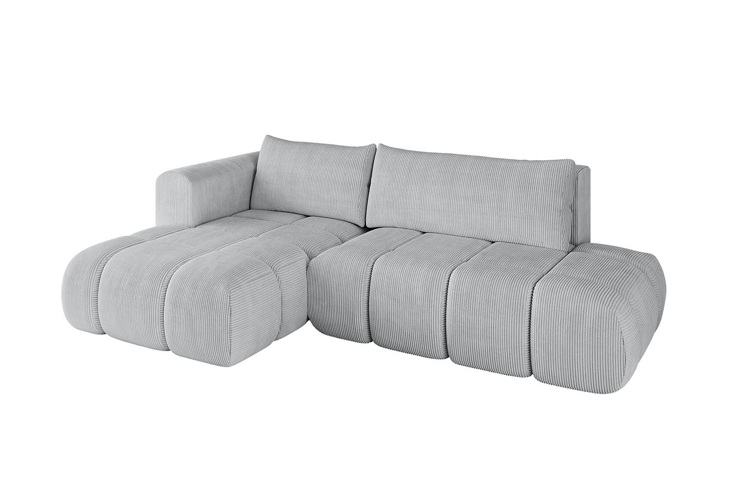 Ecksofa CLOUD-L Grau - Poso 110