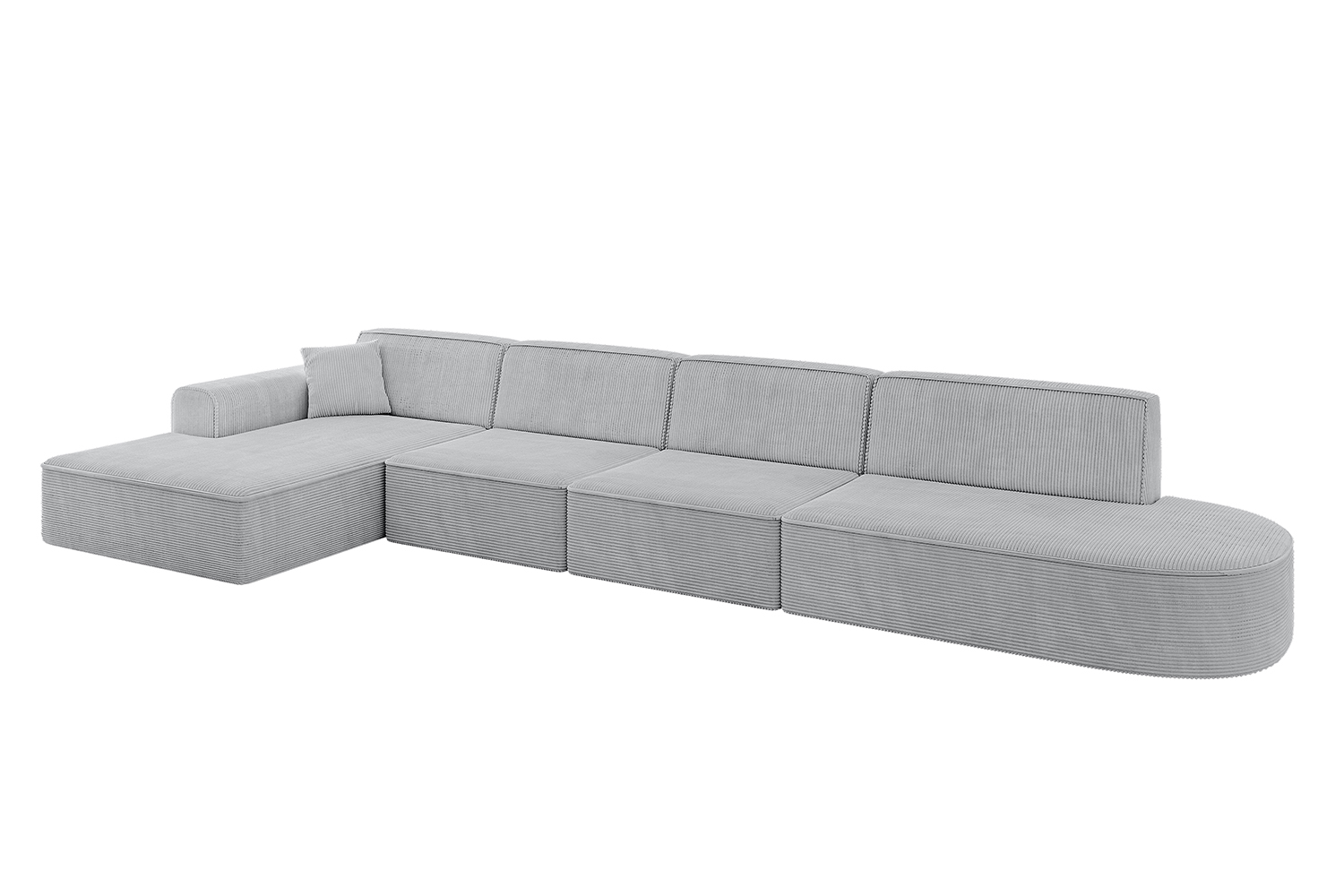 Ecksofa IREA-L3-v3 Grau - Poso 110