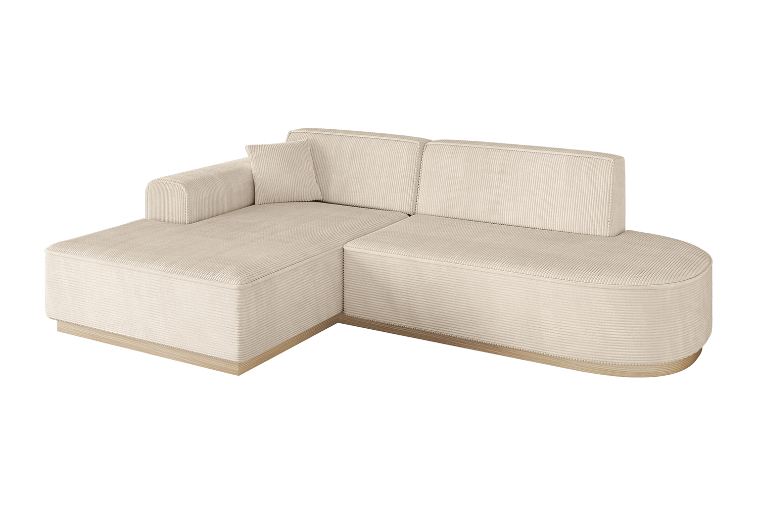 Ecksofa IREA-L1 Beige - Poso 105