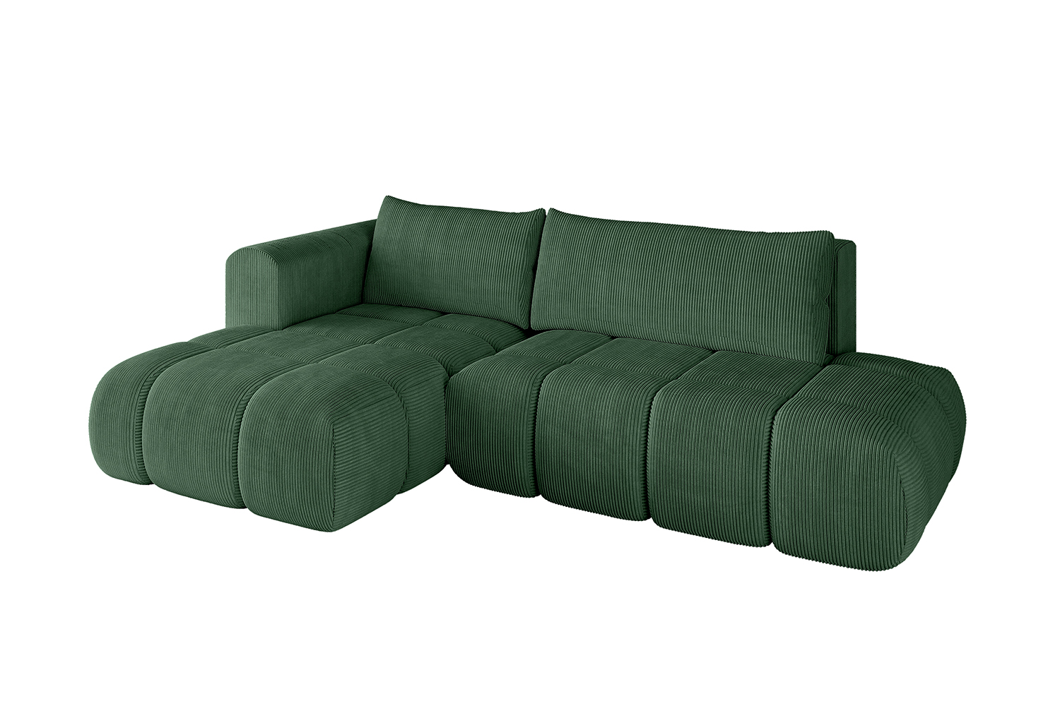 Ecksofa CLOUD-L Grün - Poso 14