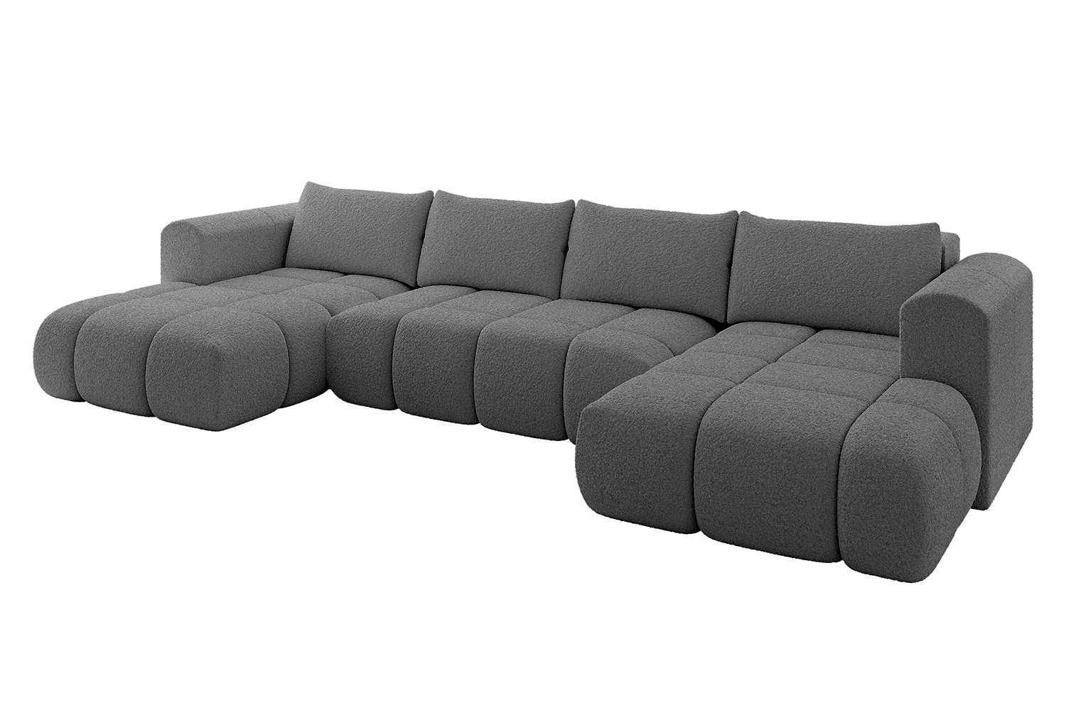 Wohnlandschaft CLOUD-U Grau - Quelle 92