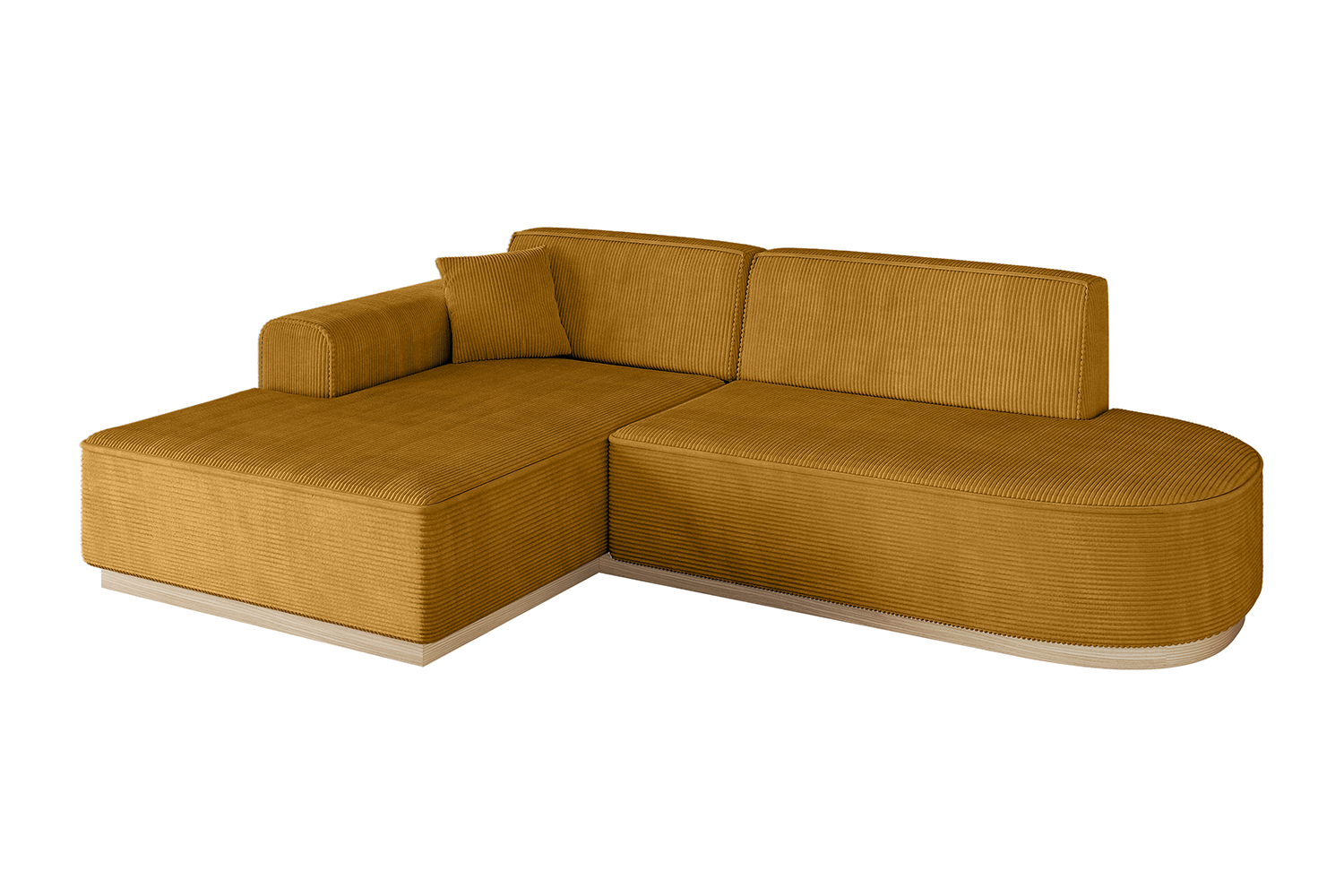 Ecksofa IREA-L1 Senfgelb - Poso 42