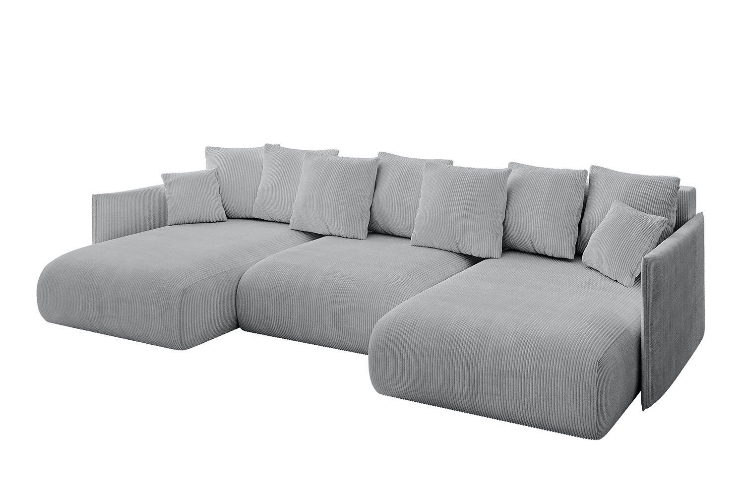 Wohnlandschaft ONESK-U Grau - Poso 110