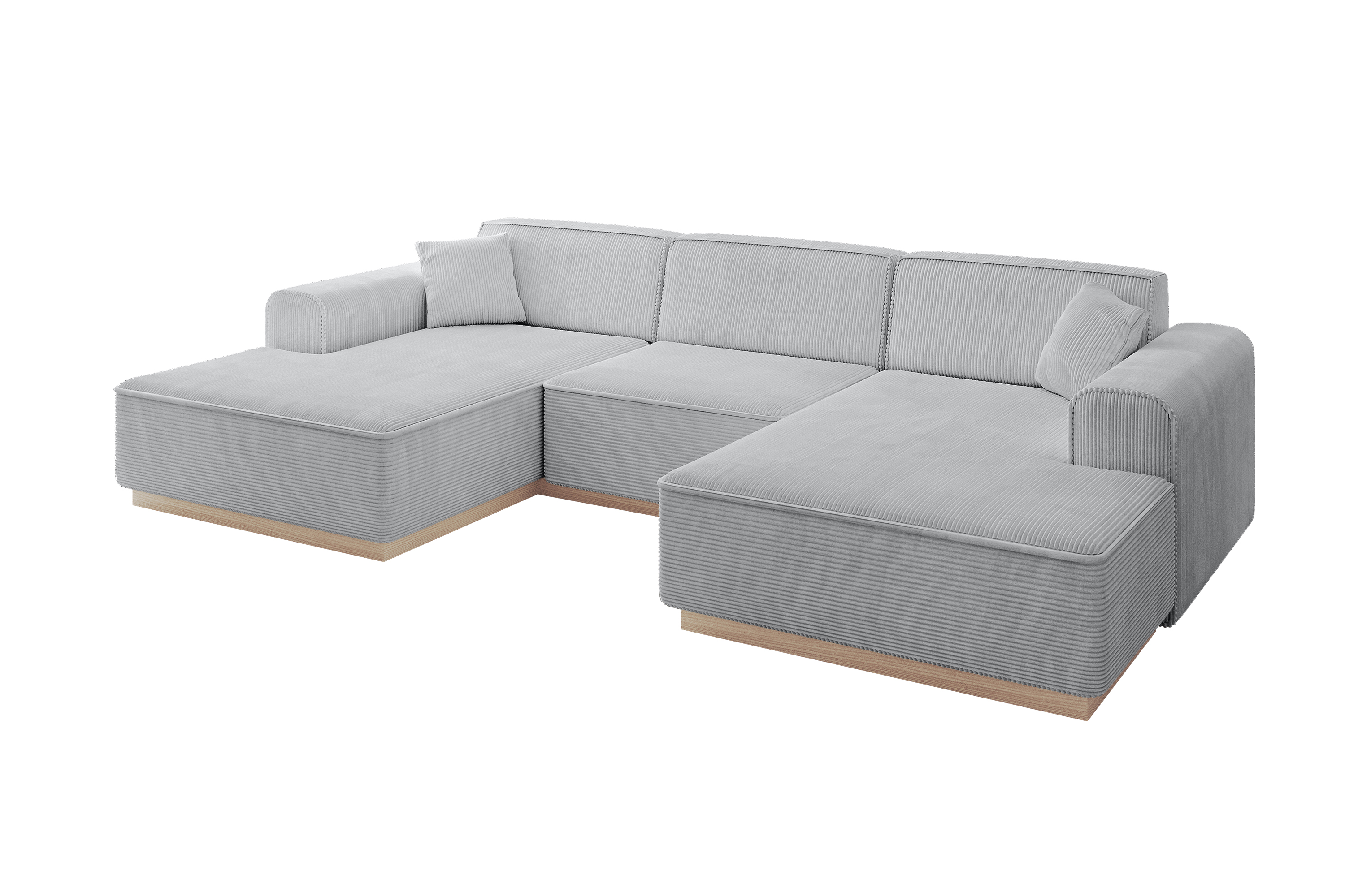 Wohnlandschaft IREA-U1 Grau - Poso 110