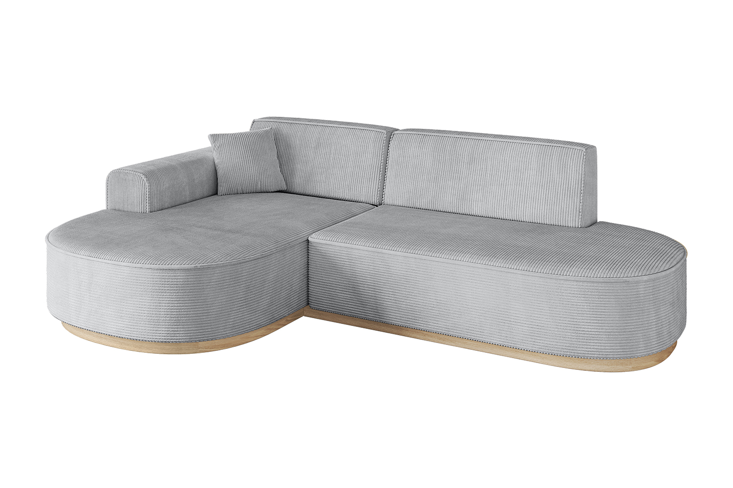 Ecksofa MARI-L1-v1 Grau - Poso 110